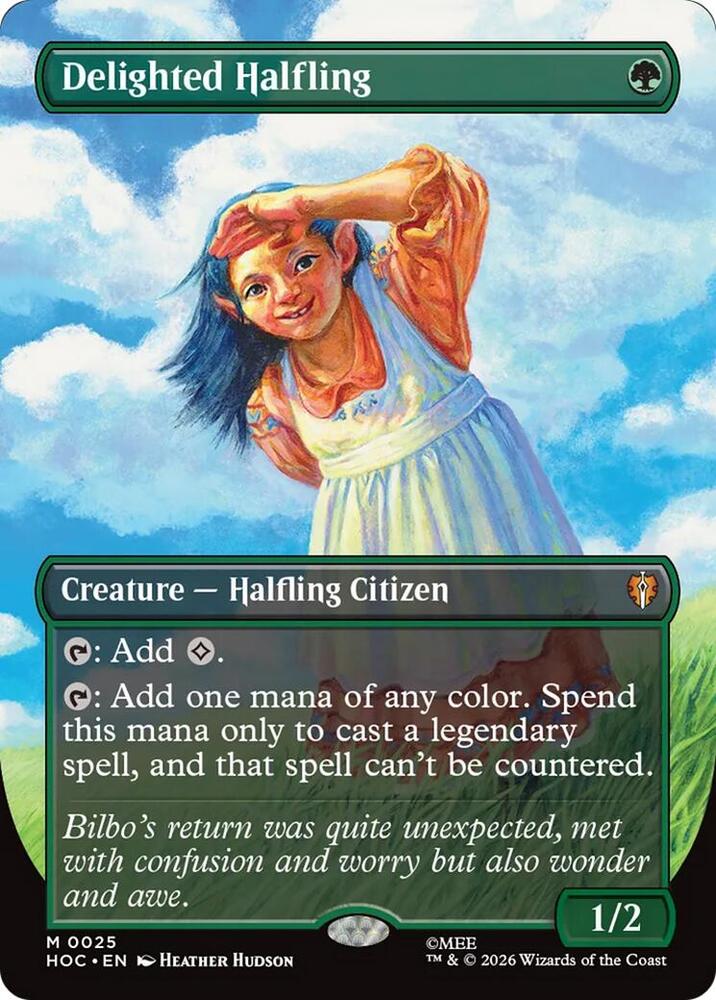 Delighted Halfling (Borderless), The Hobbit: Eternal-Legal 25
