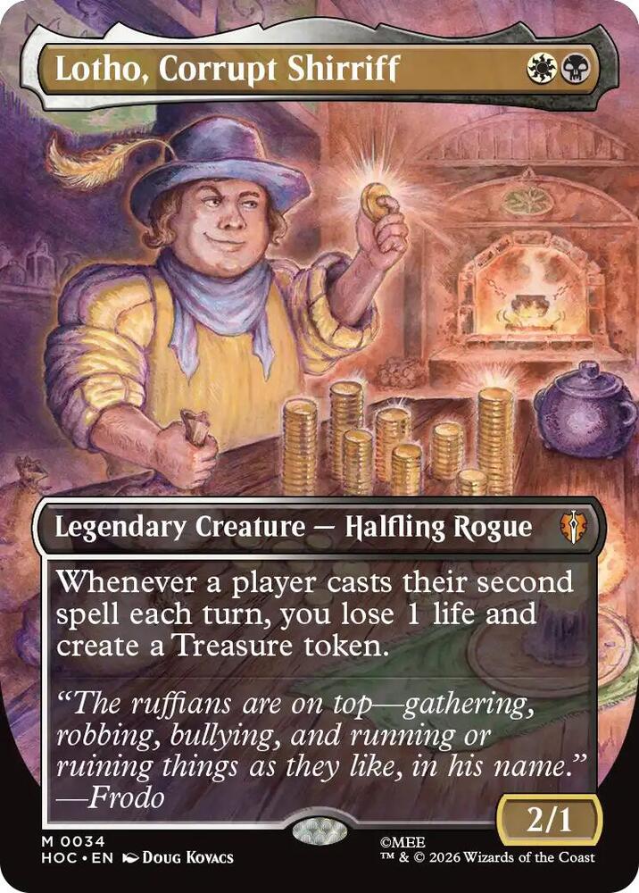 Lotho, Corrupt Shirriff (Borderless), The Hobbit: Eternal-Legal 34