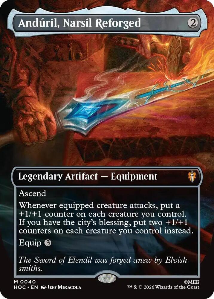 Anduril, Narsil Reforged (Borderless), The Hobbit: Eternal-Legal 40
