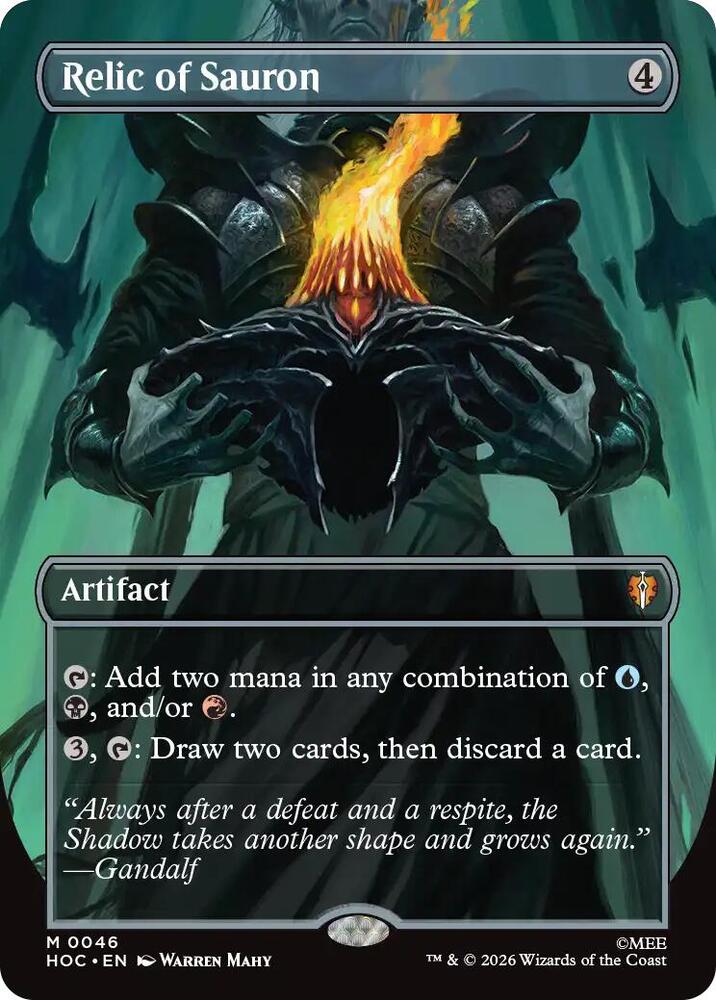 Relic of Sauron (Borderless), The Hobbit: Eternal-Legal 46
