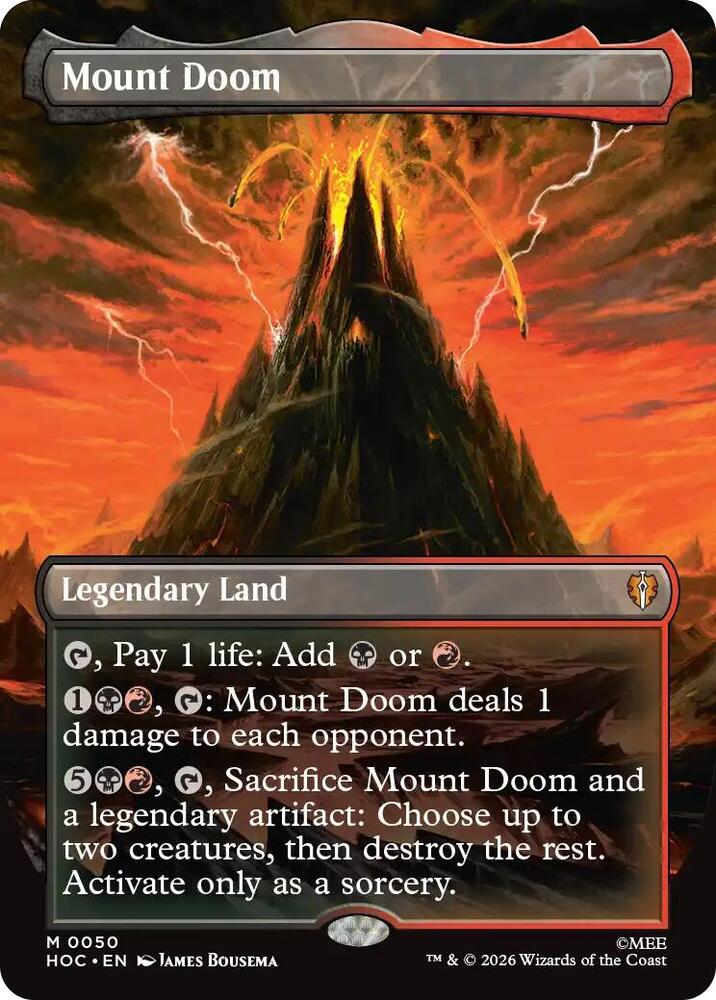Mount Doom (Borderless), The Hobbit: Eternal-Legal 50