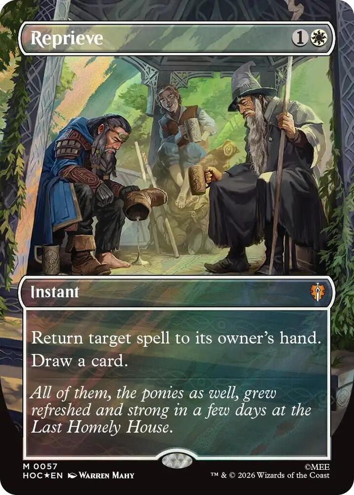 Reprieve (Borderless) (Surge Foil), The Hobbit: Eternal-Legal 57