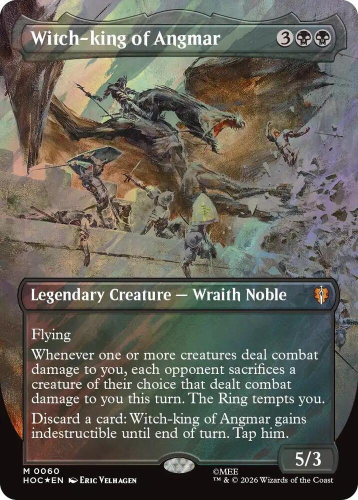 Witch-king of Angmar (Borderless) (Surge Foil), The Hobbit: Eternal-Legal 60