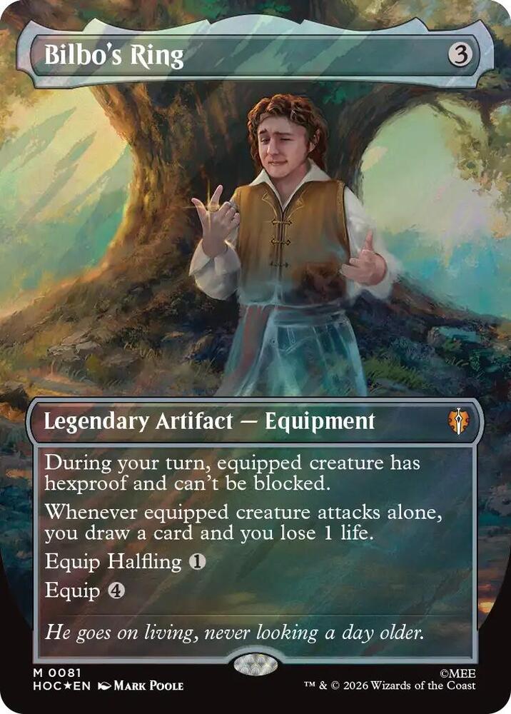 Bilbo's Ring (Borderless) (Surge Foil), The Hobbit: Eternal-Legal 81