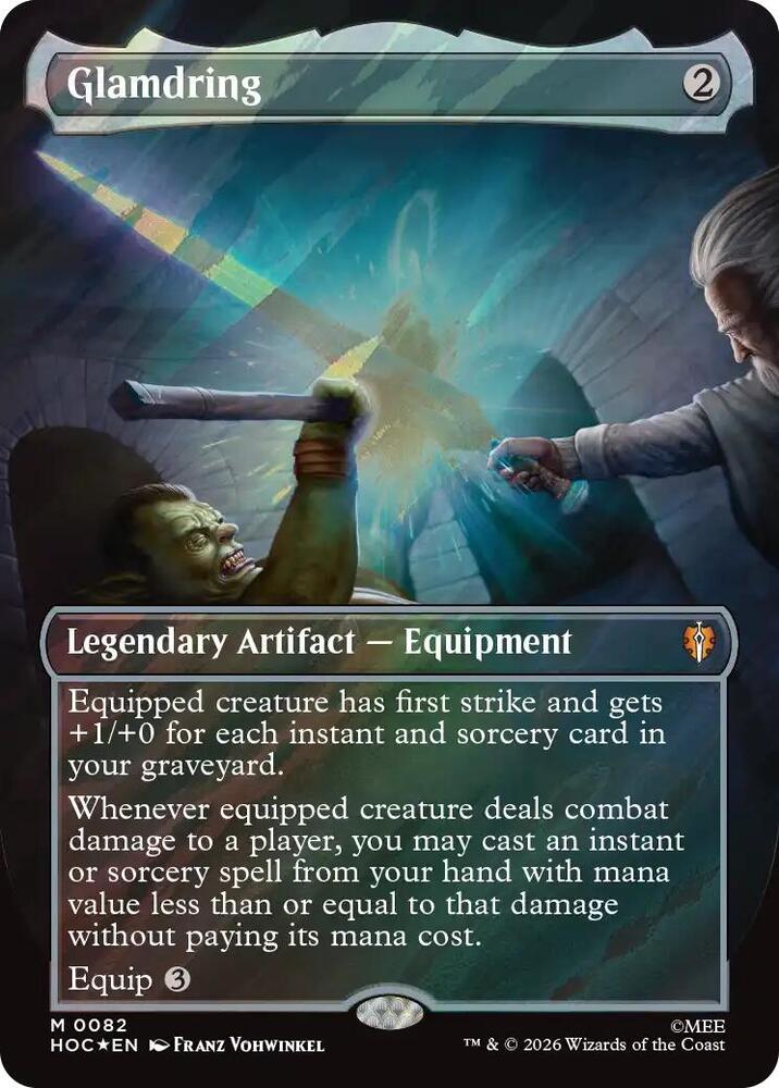 Glamdring (Borderless) (Surge Foil), The Hobbit: Eternal-Legal 82