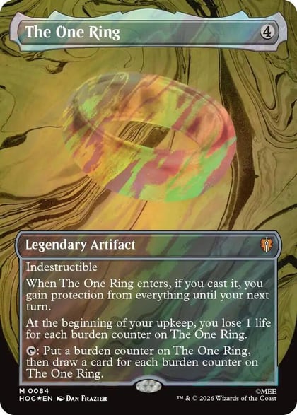 The One Ring (Borderless) (Surge Foil), The Hobbit: Eternal-Legal 84