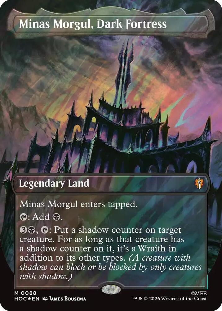 Minas Morgul, Dark Fortress (Borderless) (Surge Foil), The Hobbit: Eternal-Legal 88