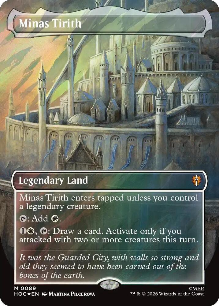 Minas Tirith (Borderless) (Surge Foil), The Hobbit: Eternal-Legal 89