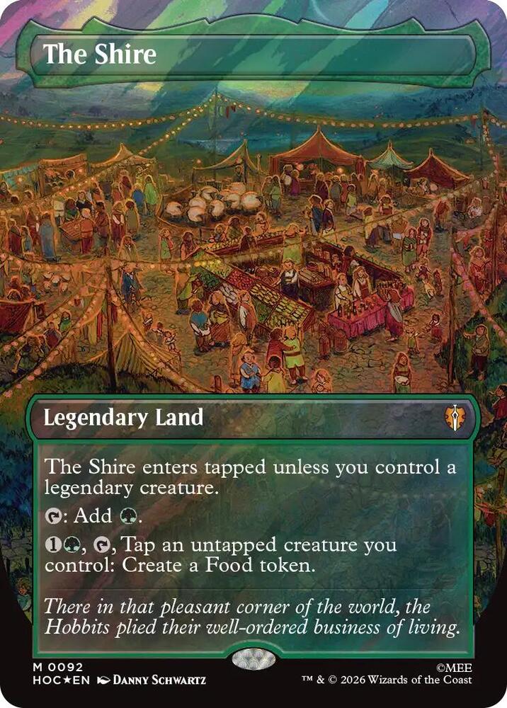 The Shire (Borderless) (Surge Foil), The Hobbit: Eternal-Legal 92