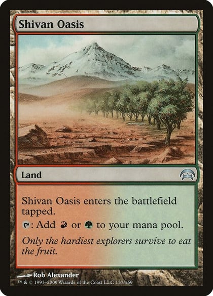 Shivan Oasis, Planechase 137