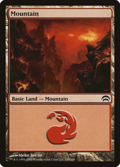 Mountain (158), Planechase 158