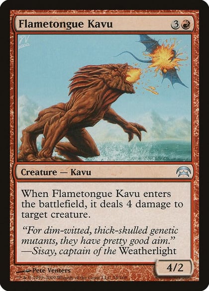Flametongue Kavu, Planechase 54