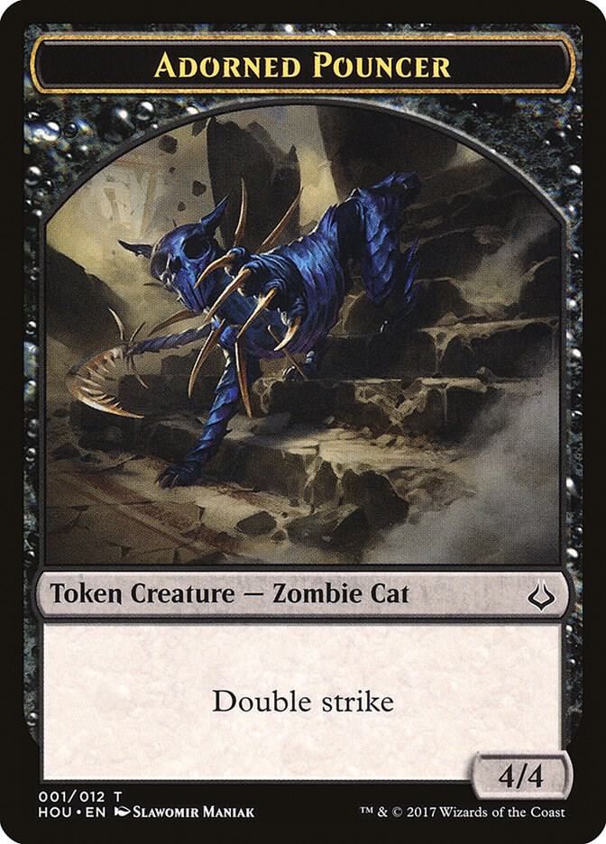 Adorned Pouncer Token, Hour of Devastation 1