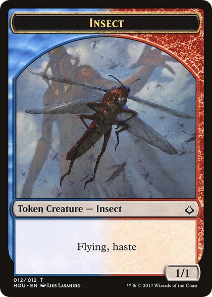 Insect // Zombie Double-Sided Token, Hour of Devastation 12 // 20