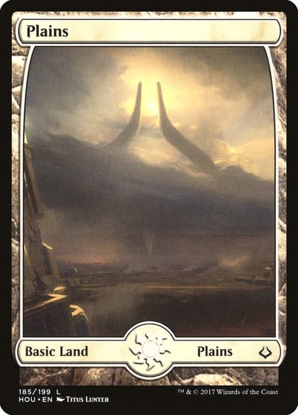 Plains (185) - Full Art, Hour of Devastation 185