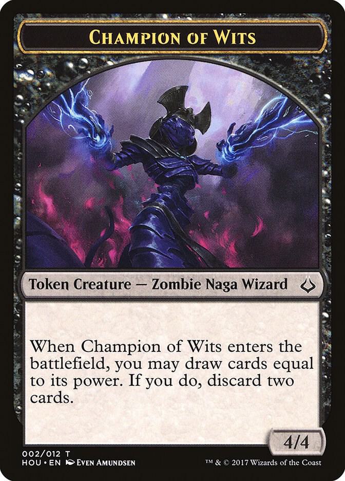 Champion of Wits Token, Hour of Devastation 2