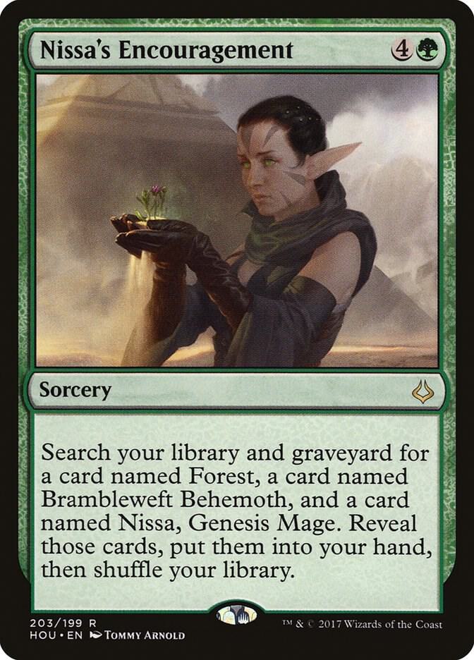 Nissa's Encouragement, Hour of Devastation 203