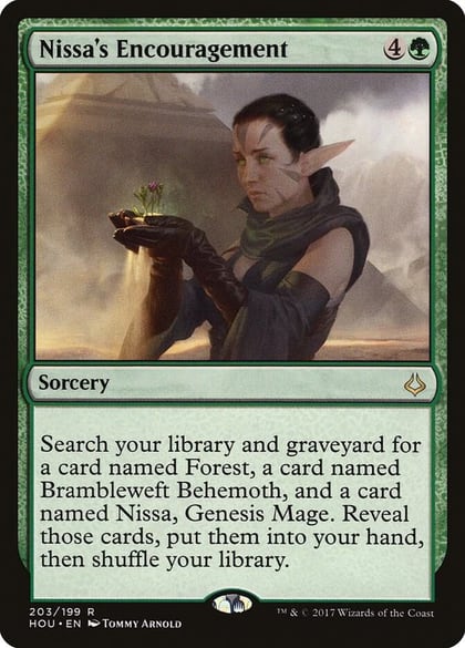 Nissa's Encouragement, Hour of Devastation 203