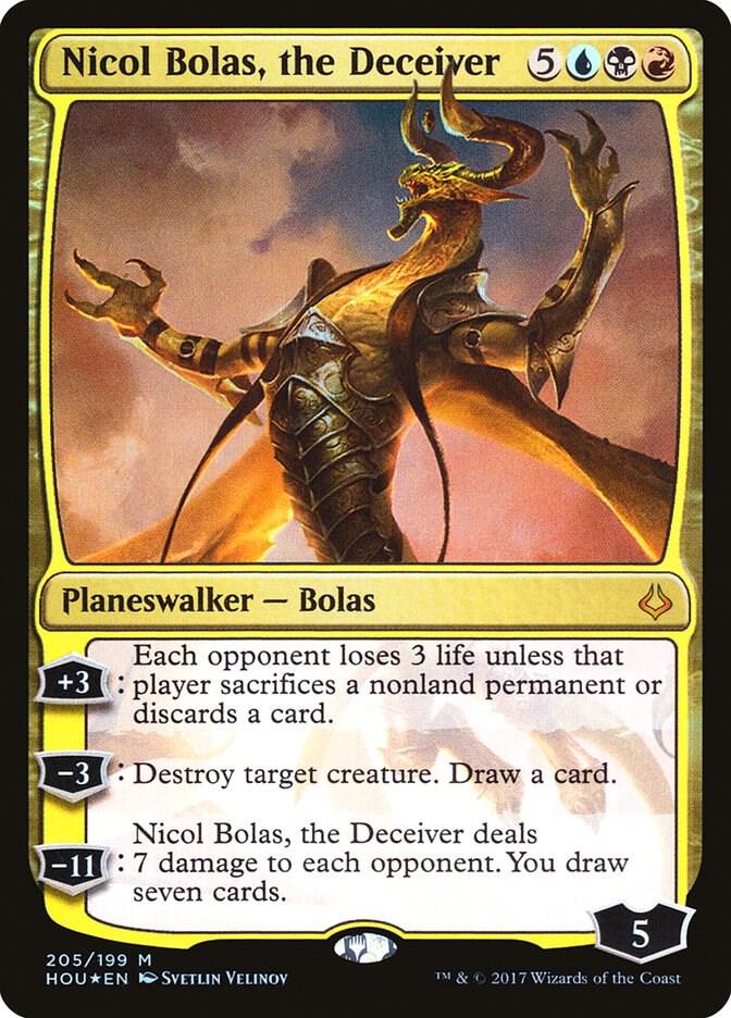 Nicol Bolas, the Deceiver, Hour of Devastation 205