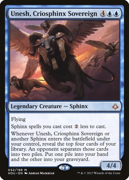 Unesh, Criosphinx Sovereign, Hour of Devastation 52