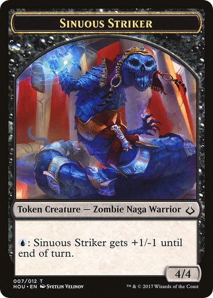 Sinuous Striker // Cat Double-Sided Token, Hour of Devastation 7 // 16