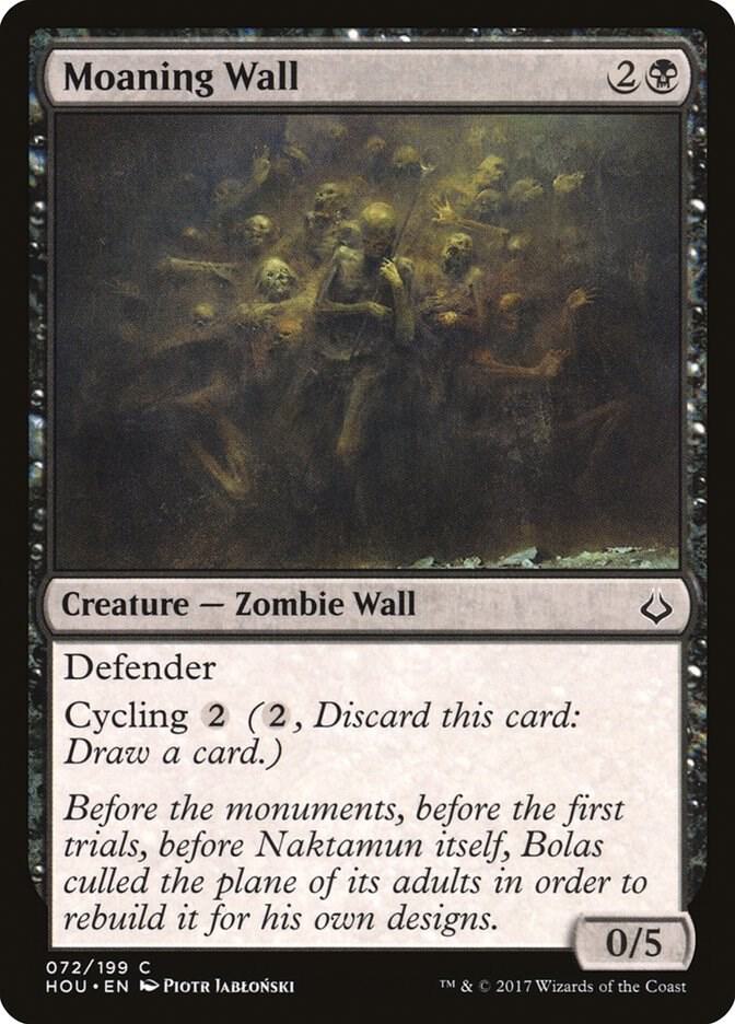 Moaning Wall, Hour of Devastation 72