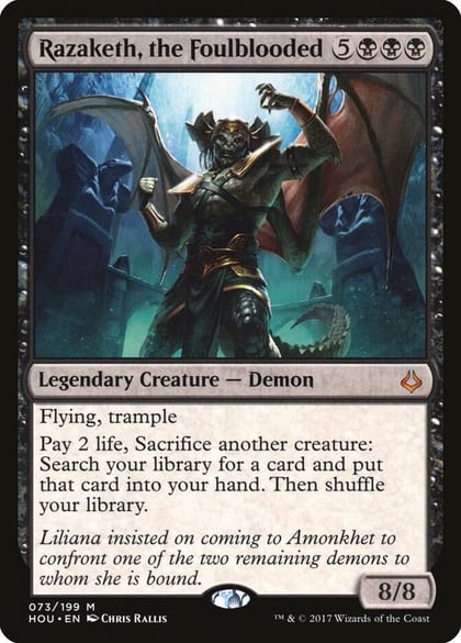Razaketh, the Foulblooded, Hour of Devastation 73