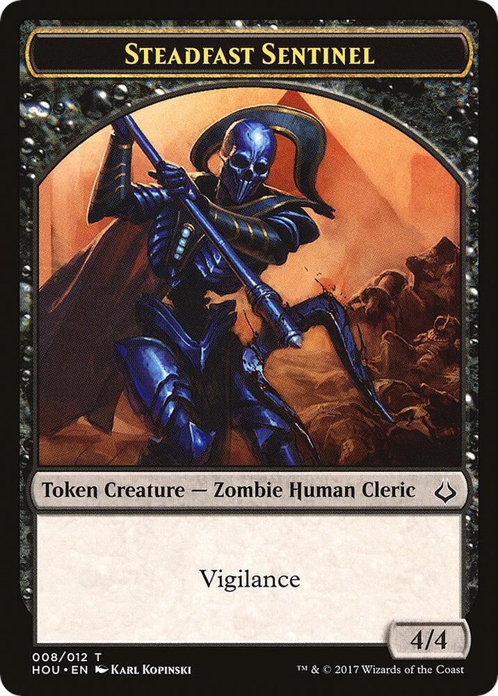 Steadfast Sentinel // Cat Double-Sided Token, Hour of Devastation 8 // 16