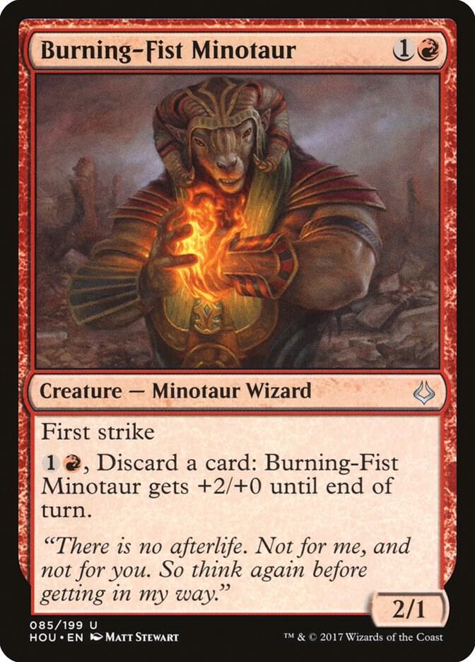 Burning-Fist Minotaur, Hour of Devastation 85