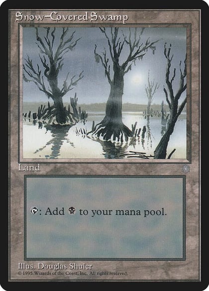 Snow-Covered Swamp, Ice Age 351
