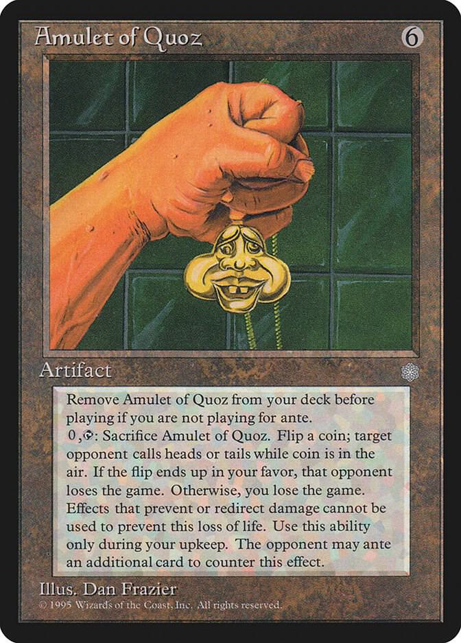 Amulet of Quoz, Ice Age #4582