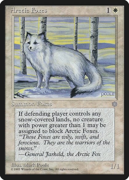 Arctic Foxes, Ice Age #4584