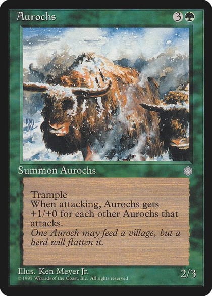 Aurochs, Ice Age #4592