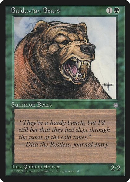 Balduvian Bears, Ice Age #4595
