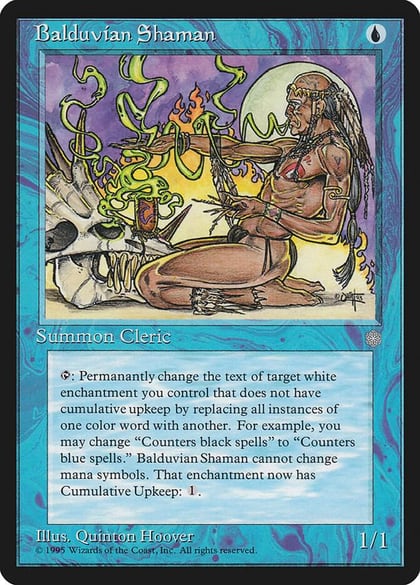 Balduvian Shaman, Ice Age #4598
