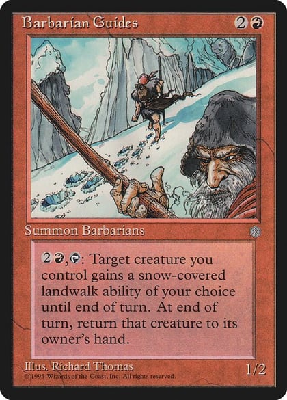 Barbarian Guides, Ice Age #4599