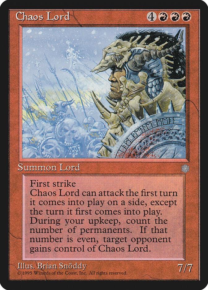 Chaos Lord, Ice Age #4622