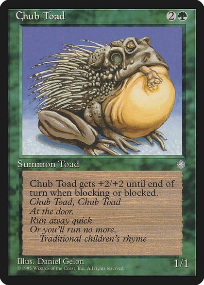 Chub Toad, Ice Age #4625