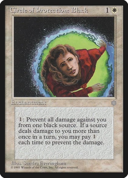 Circle of Protection: Black, Ice Age #4626