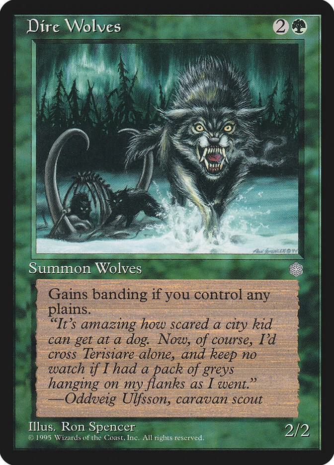 Dire Wolves, Ice Age #4647