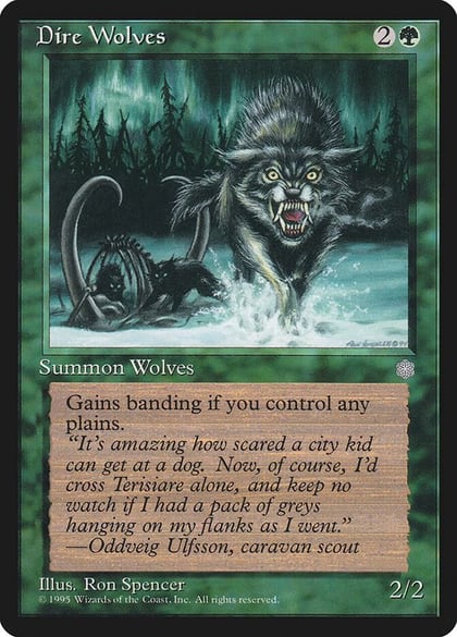 Dire Wolves, Ice Age #4647