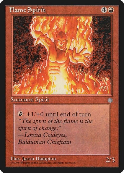 Flame Spirit, Ice Age #4672