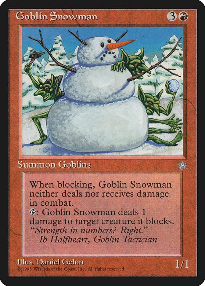 Goblin Snowman, Ice Age #4711