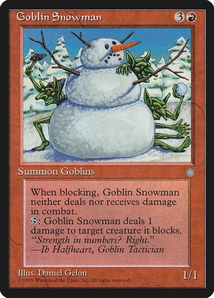 Goblin Snowman, Ice Age #4711