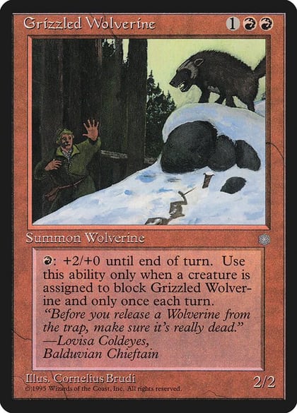 Grizzled Wolverine, Ice Age #4715