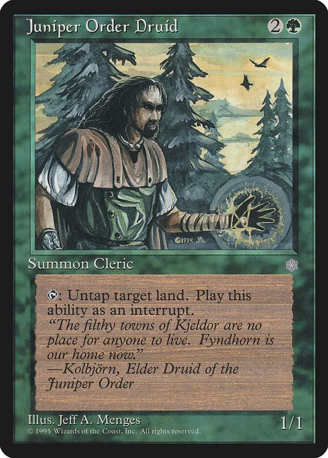 Juniper Order Druid, Ice Age #4754