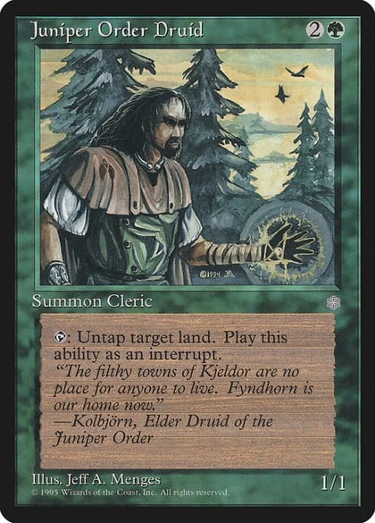Juniper Order Druid, Ice Age #4754