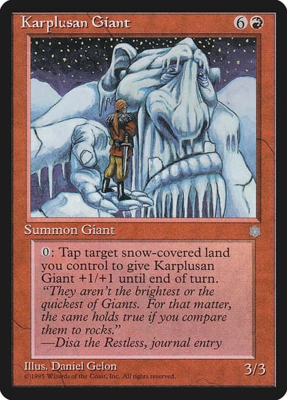 Karplusan Giant, Ice Age #4757
