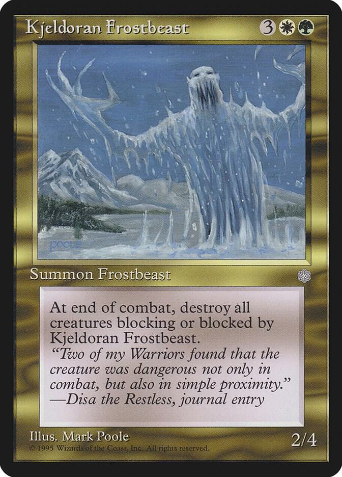 Kjeldoran Frostbeast, Ice Age #4762