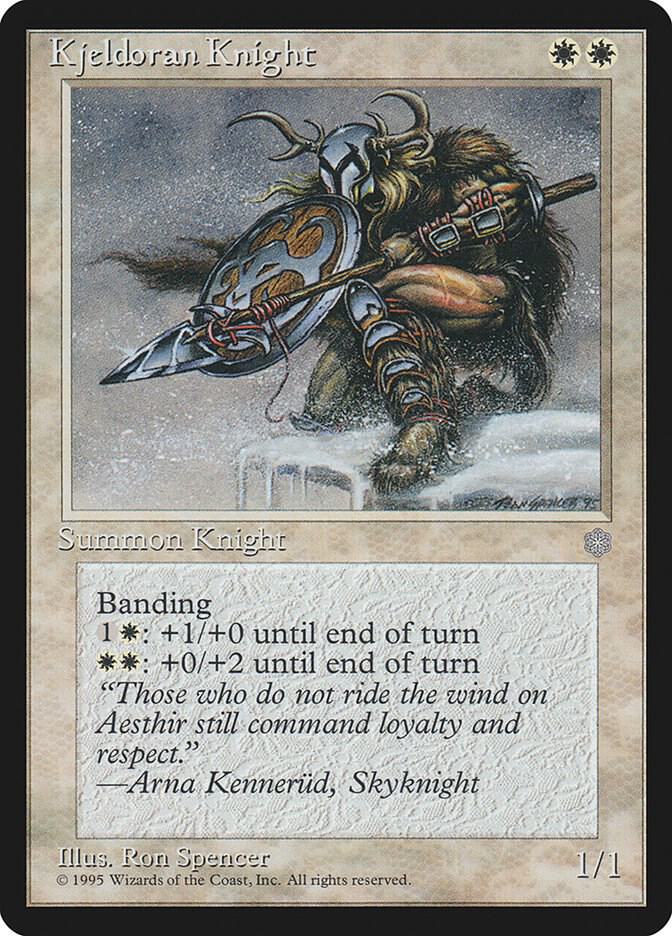 Kjeldoran Knight, Ice Age #4764